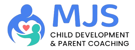Logo for MJ Child Development & Parent Coaching.